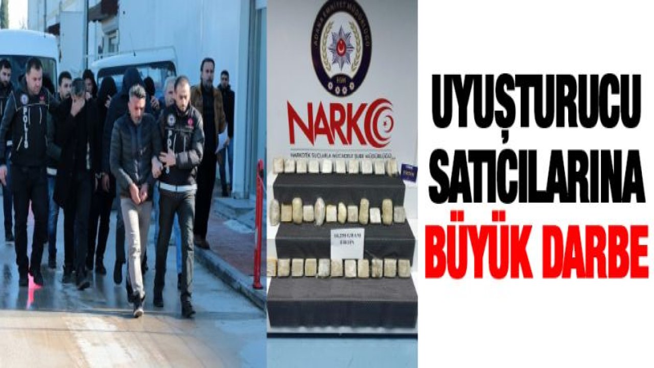 Adana'da uyuşturucu operasyonu
