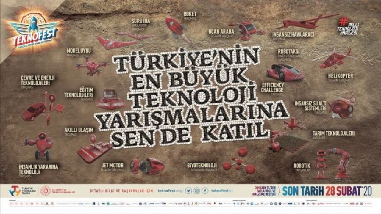 TEKNOFEST İÇİN BAŞVURULARDA SONA YAKLAŞILIYOR