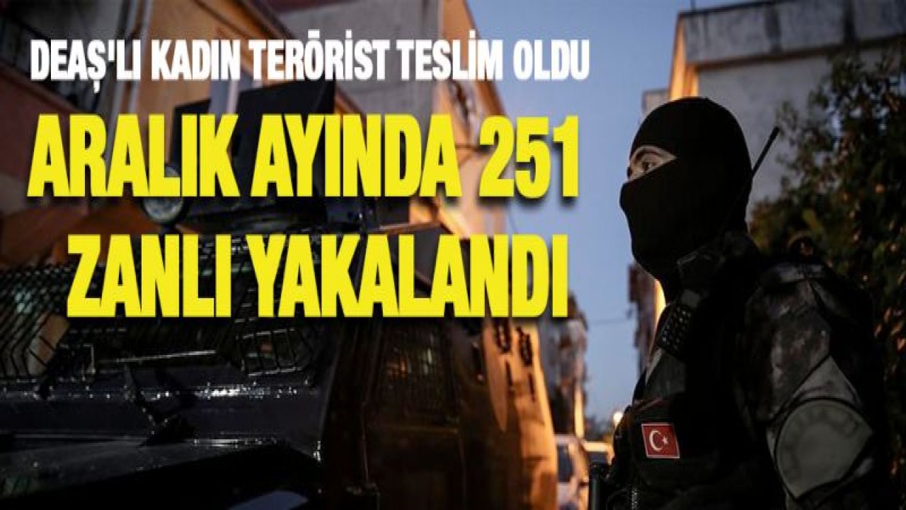 Terör örgütü DEAŞ'a 'aralık' darbesi