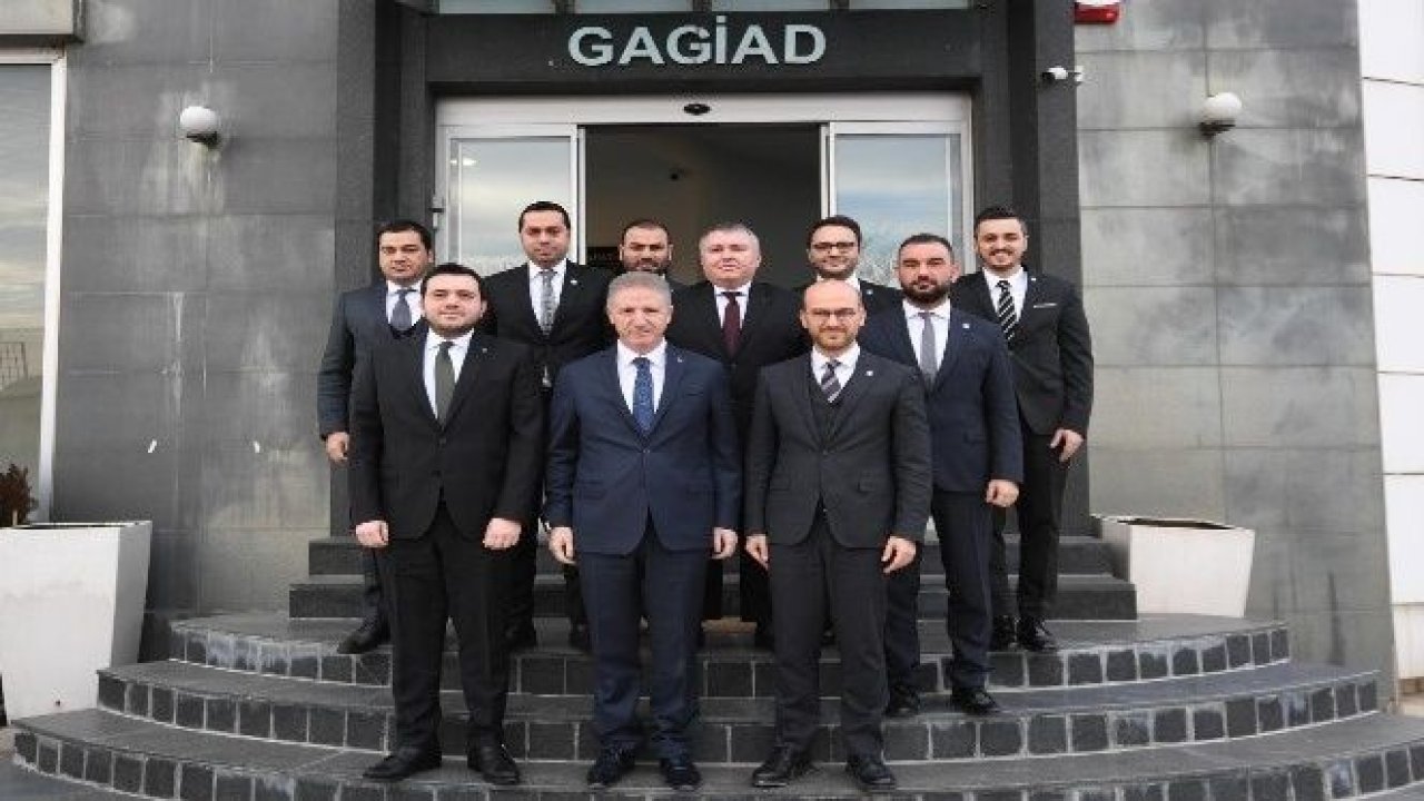 Gaziantep Valisi Davut Gül'den GAGİAD'a ziyaret