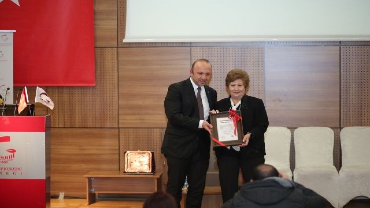 Gaziantep Kulübü'nün Hizmet Ödülü Bilge Kazaz'a