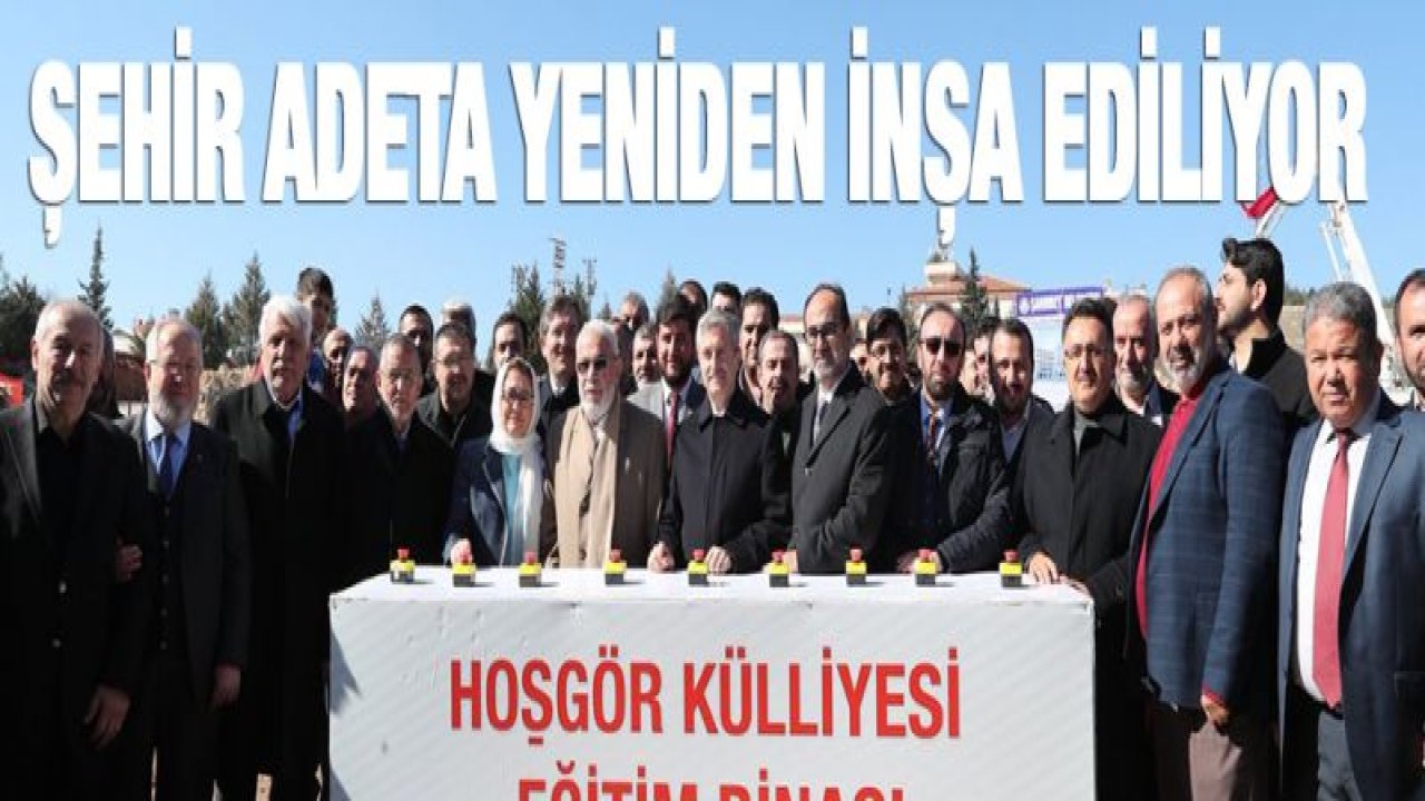 HOŞGÖR KÜLLİYESİ EĞİTİM BİNASI ŞAHİNBEY'DE YÜKSELİYOR