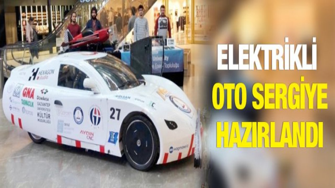 Elektrikli oto sergilenecek