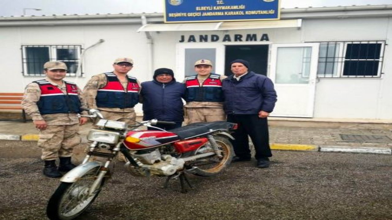 Gaziantep'ten çalınan motosiklet Kilis'te yakalandı