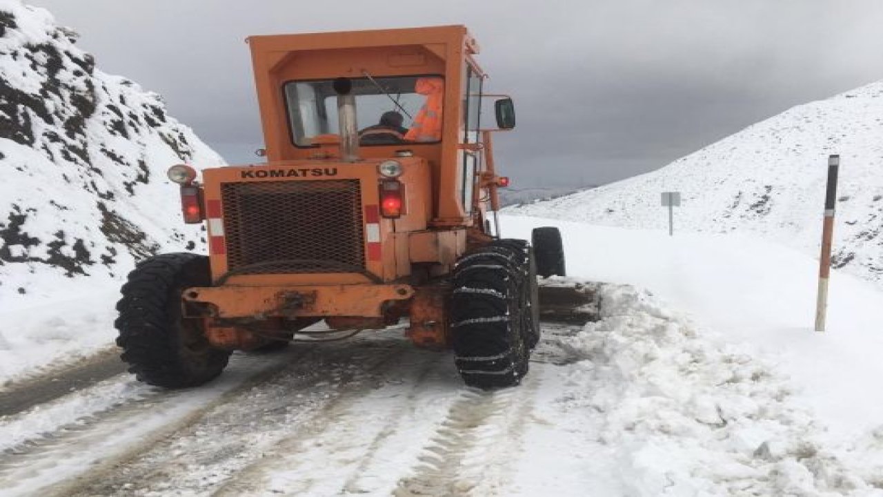 Karayolları ekiplerinin yoğun mesaisi