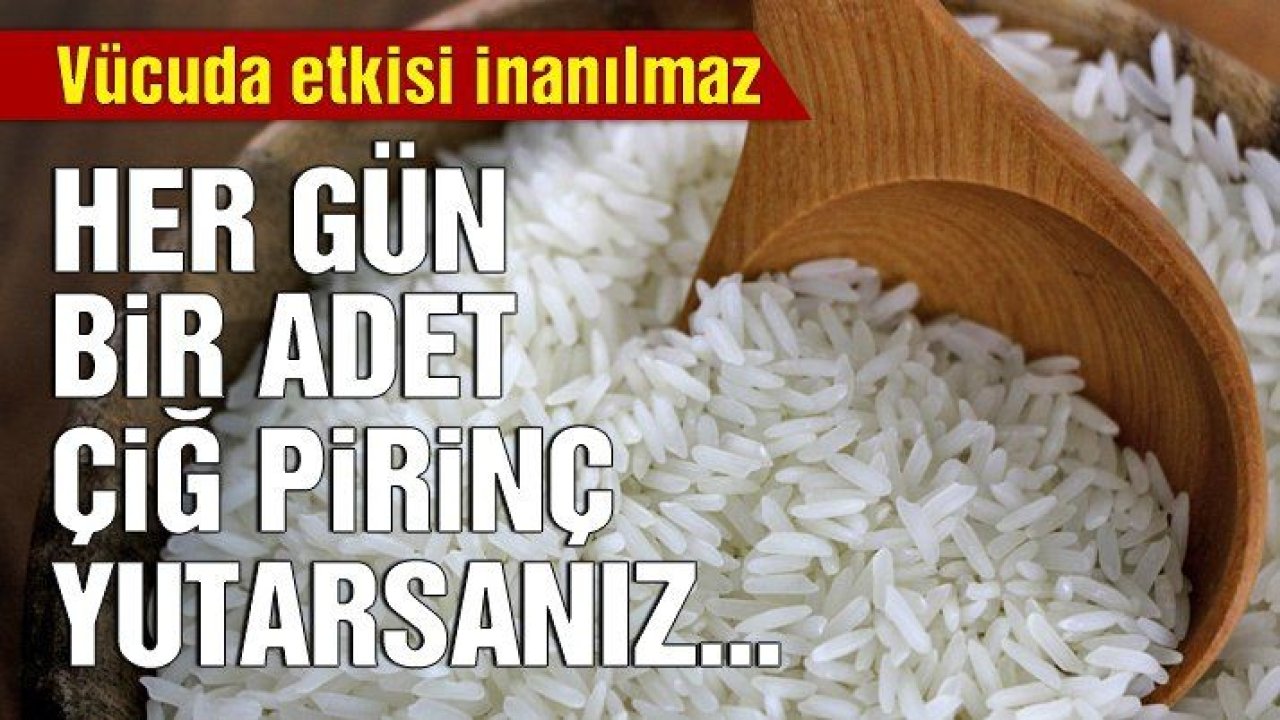 Pirinç yutarak zayıflama yöntemi!