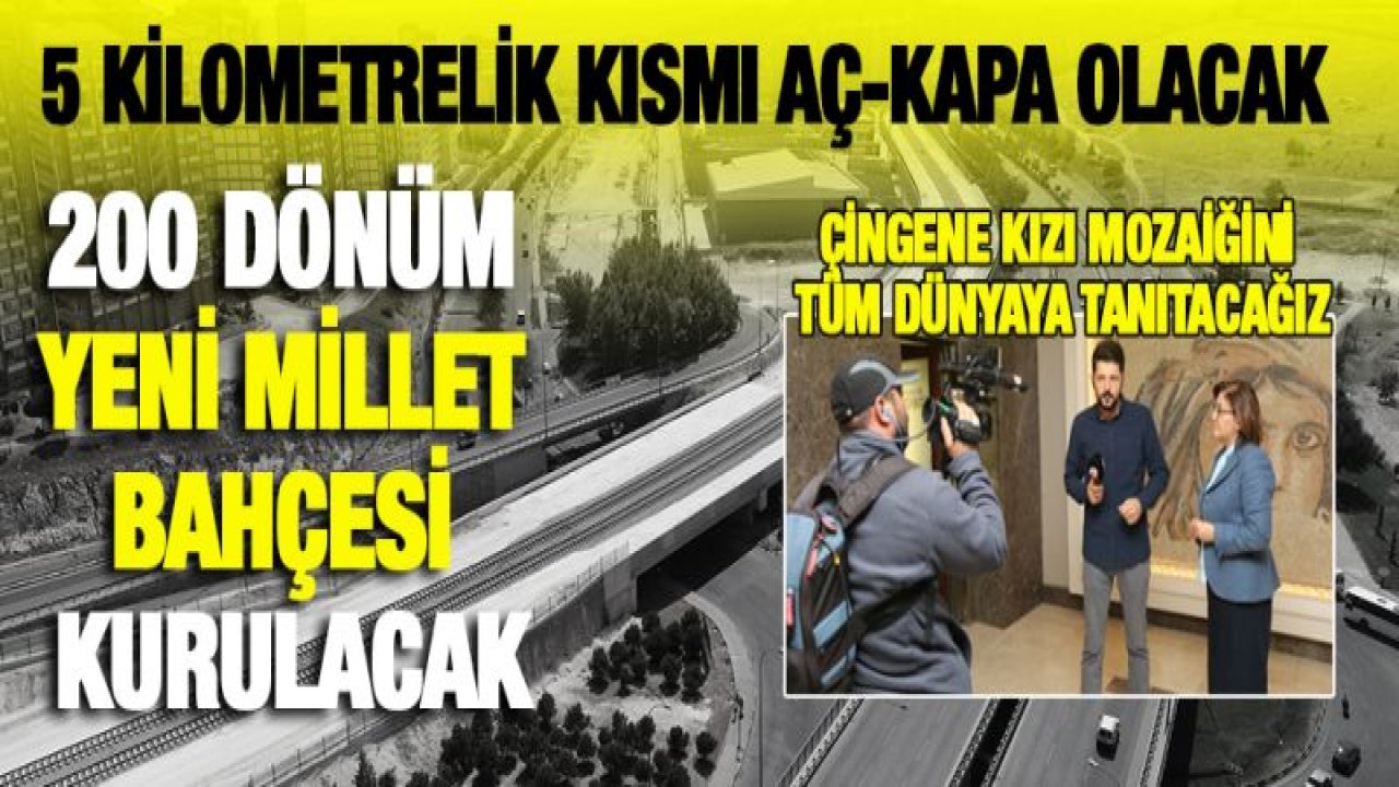 BAŞKAN ŞAHİN, GAZİRAY-METRO PROJESİNİ ANLATTI