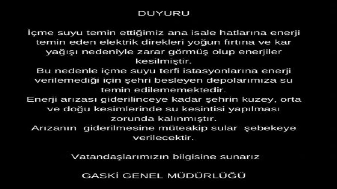 Gaski Enerjisa kurbanı