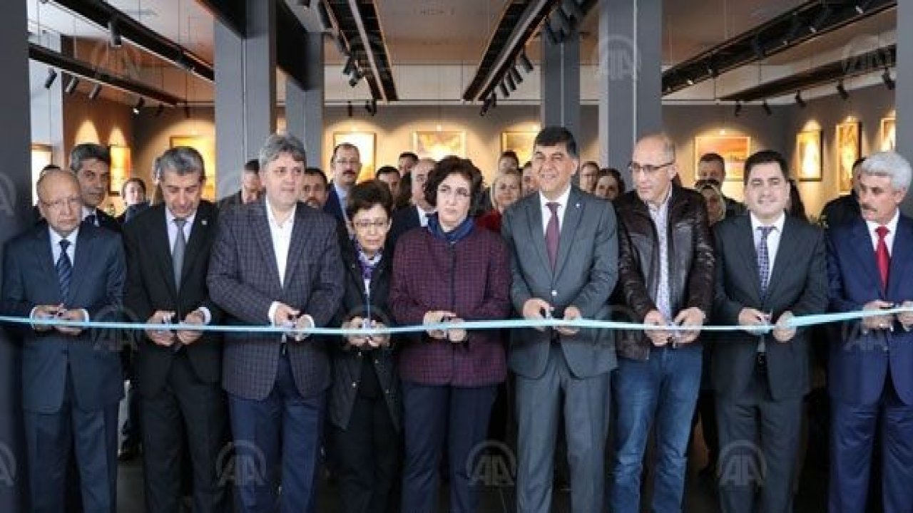 Mahkeme başkanı Akkuş kişisel resim sergisi açtı