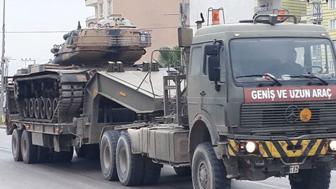 Sınıra askeri sevkiyat sürüyor!!!