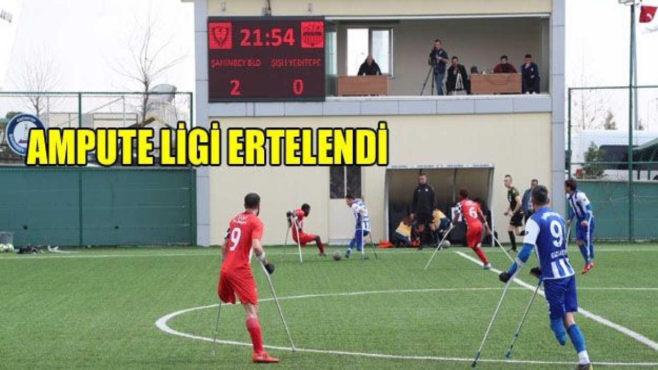 Ampute futbol ile tekerlekli sandalye basketbol ligleri durdu