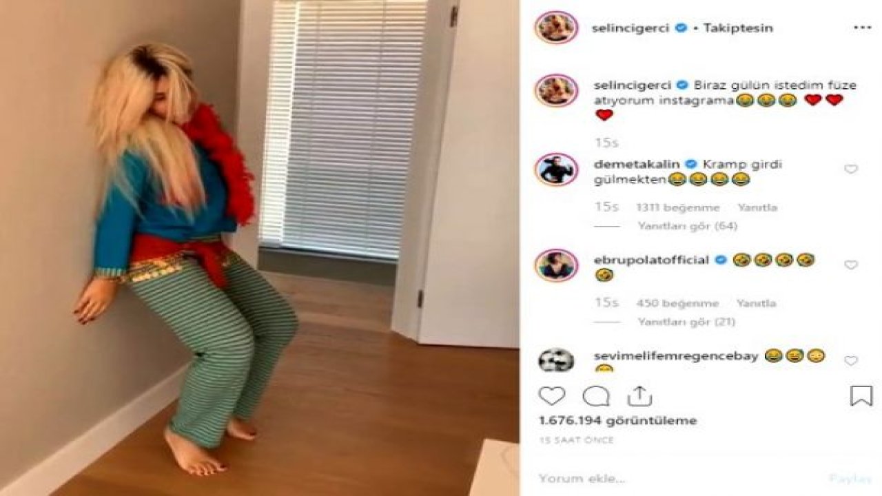 Selin Ciğerci, Reynmen'in Ela şarkısıyla dans etti