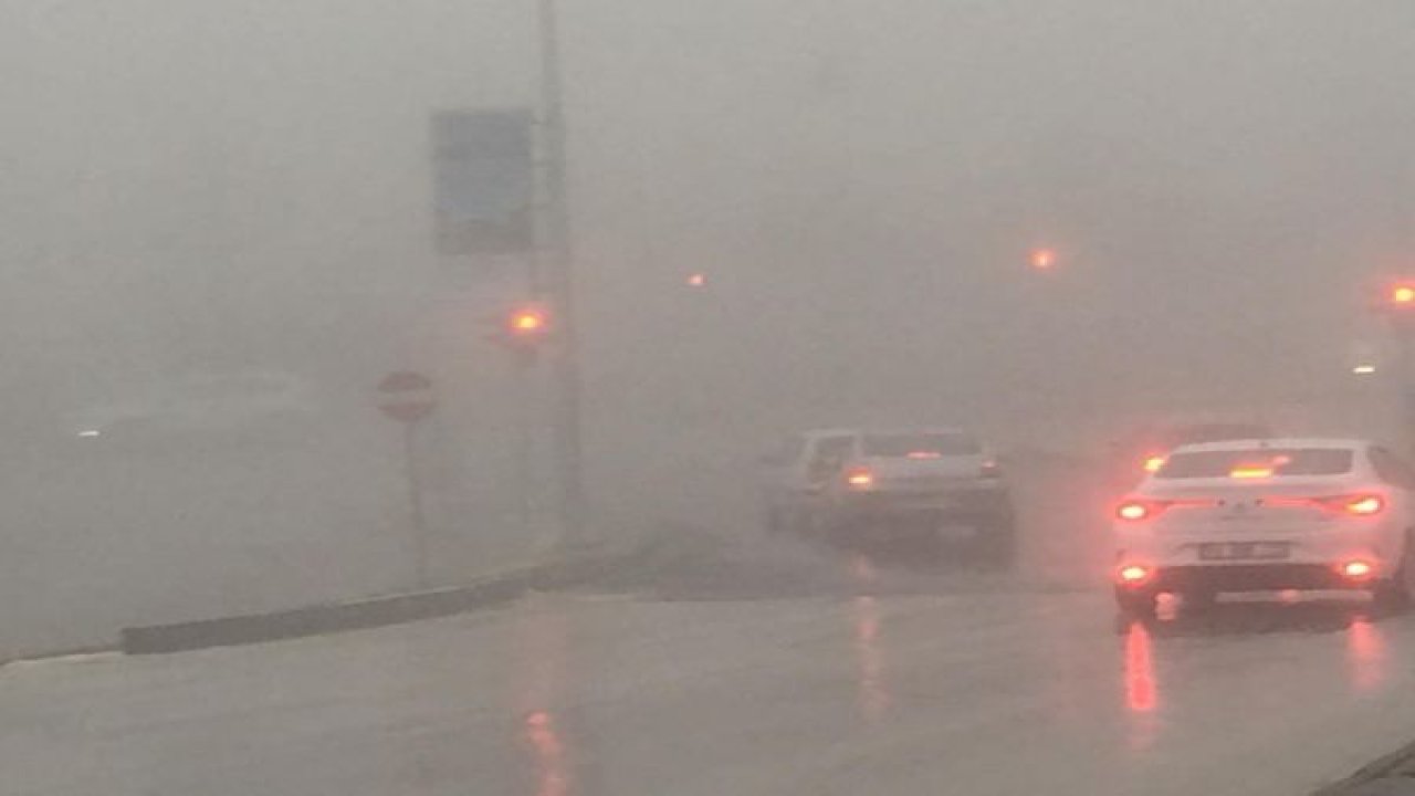 Gaziantep'te yoğun sis