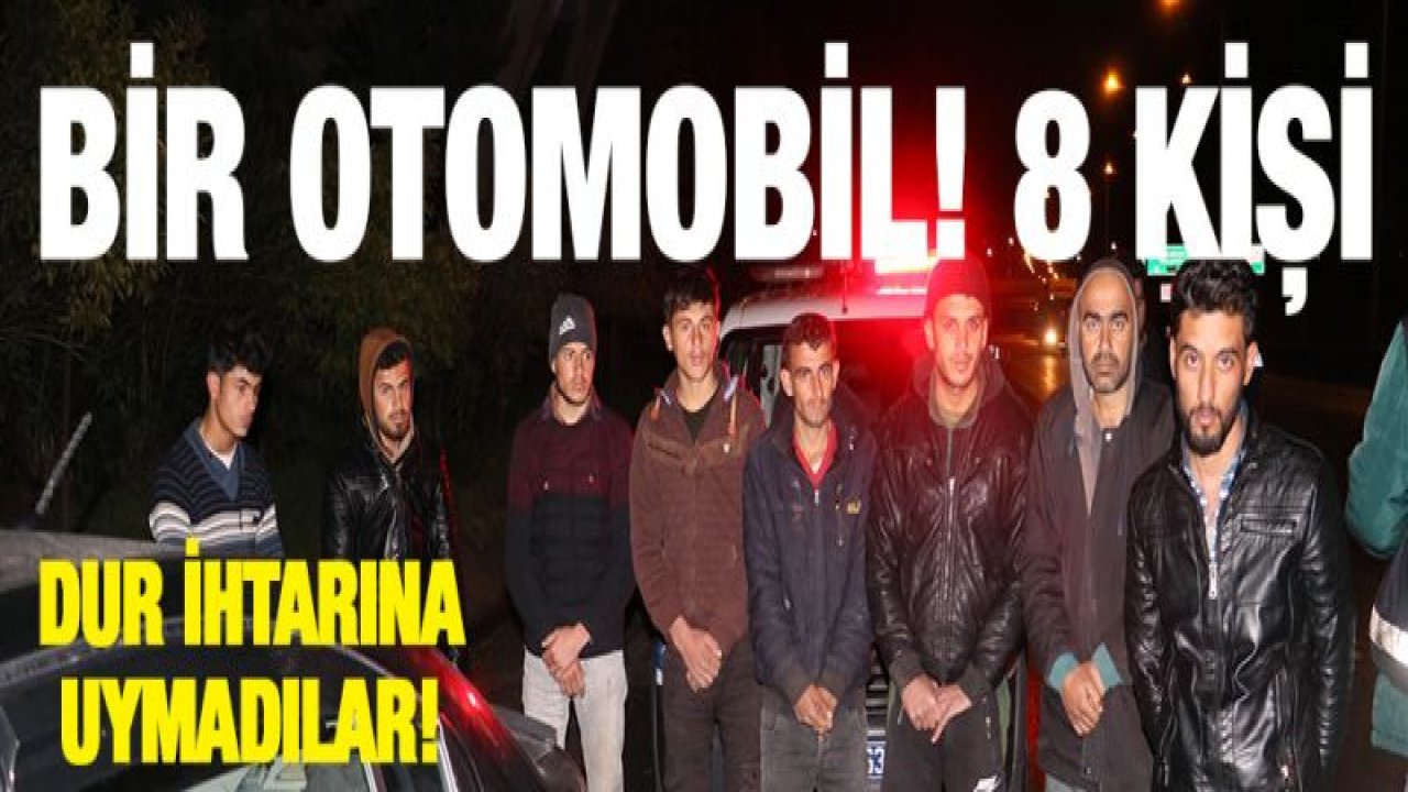 '˜Dur' ihtarına uymadı! 20 kilometrelik kovalacada yakalandı