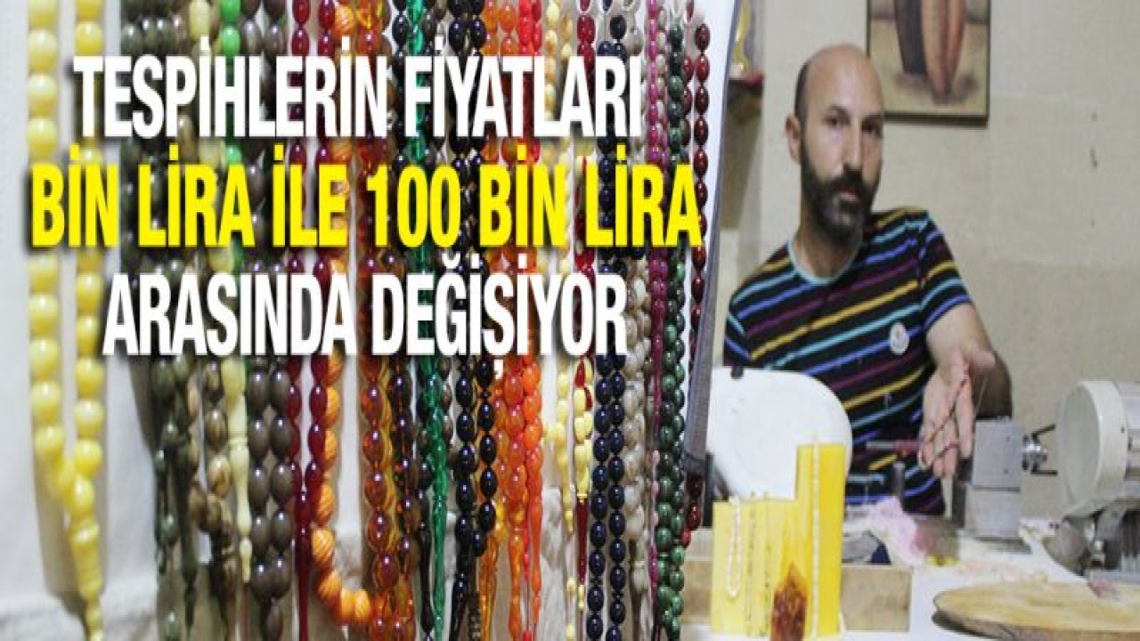 El emeği tespihler fiyatlarıyla dikkat çekiyor