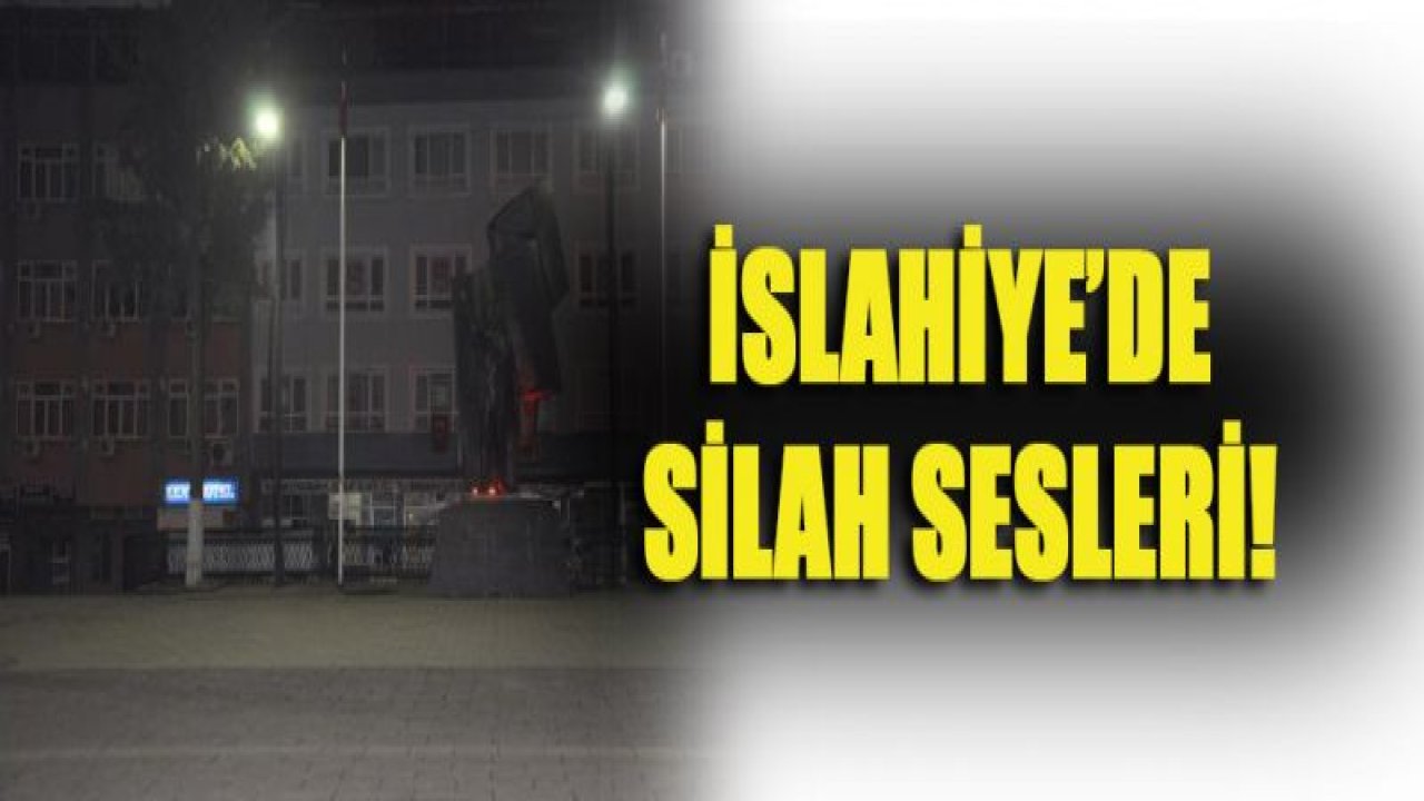 İslahiye'de yeni yıla silah sesleriyle girildi