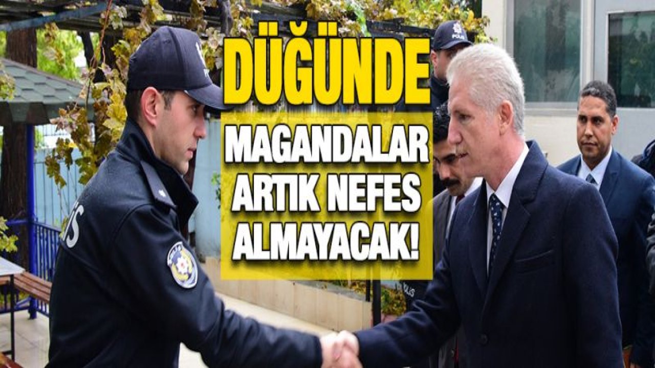 Düğünlerde sivil güvenlik görevlileri bulunacak