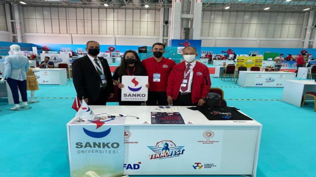 SANKO ÜNİVERSİTESİ FİNALE KALAN PROJELERİYLE TEKNOFEST 2020’DE