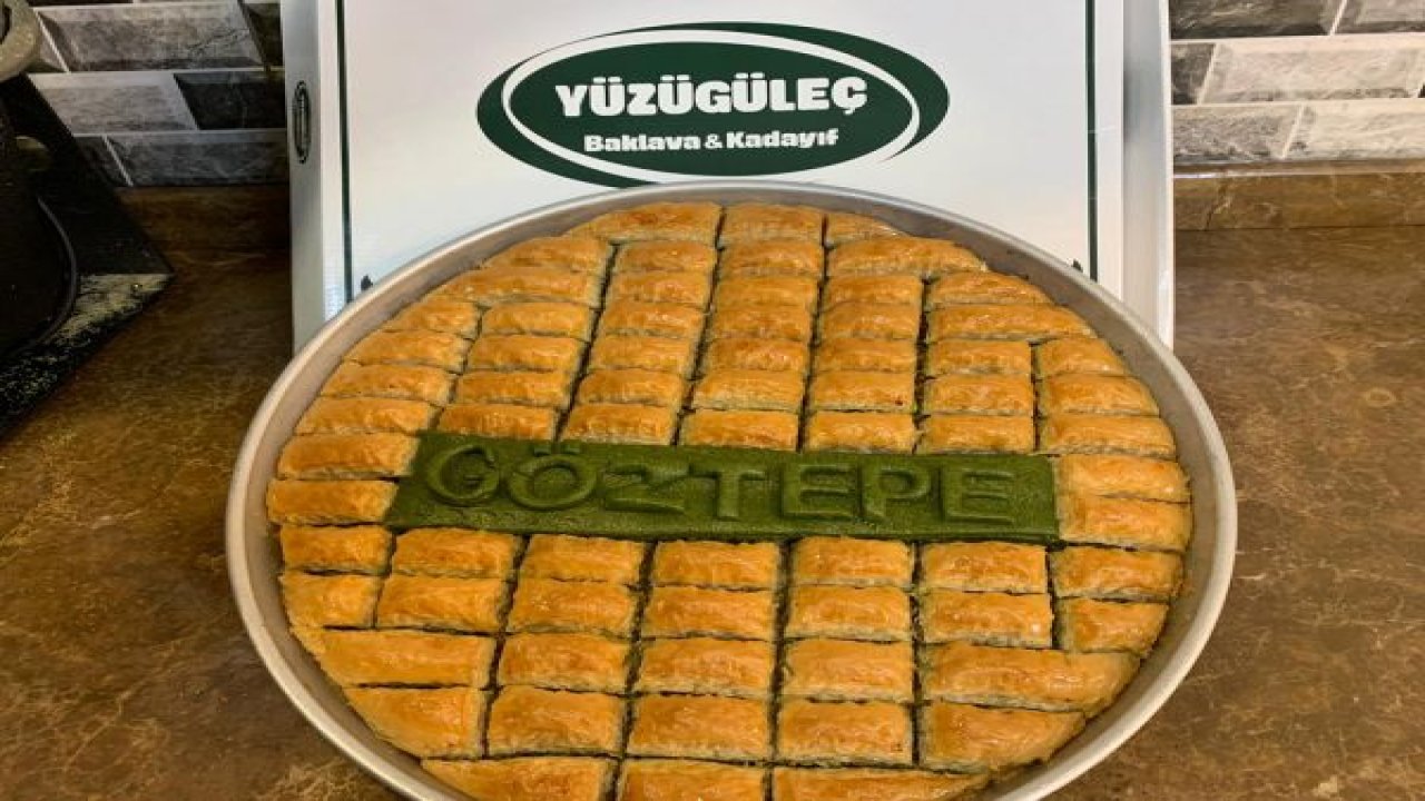 Göztepe'nin baklavası Yüzügüleç'ten
