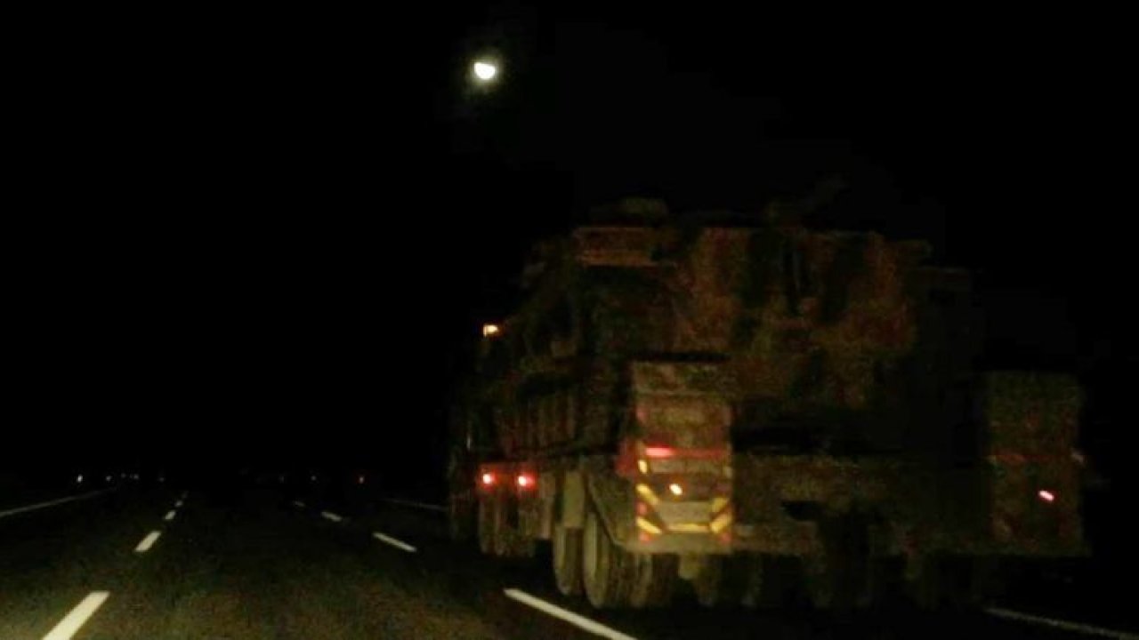 Suriye sınırına tank sevkiyatı sürüyor