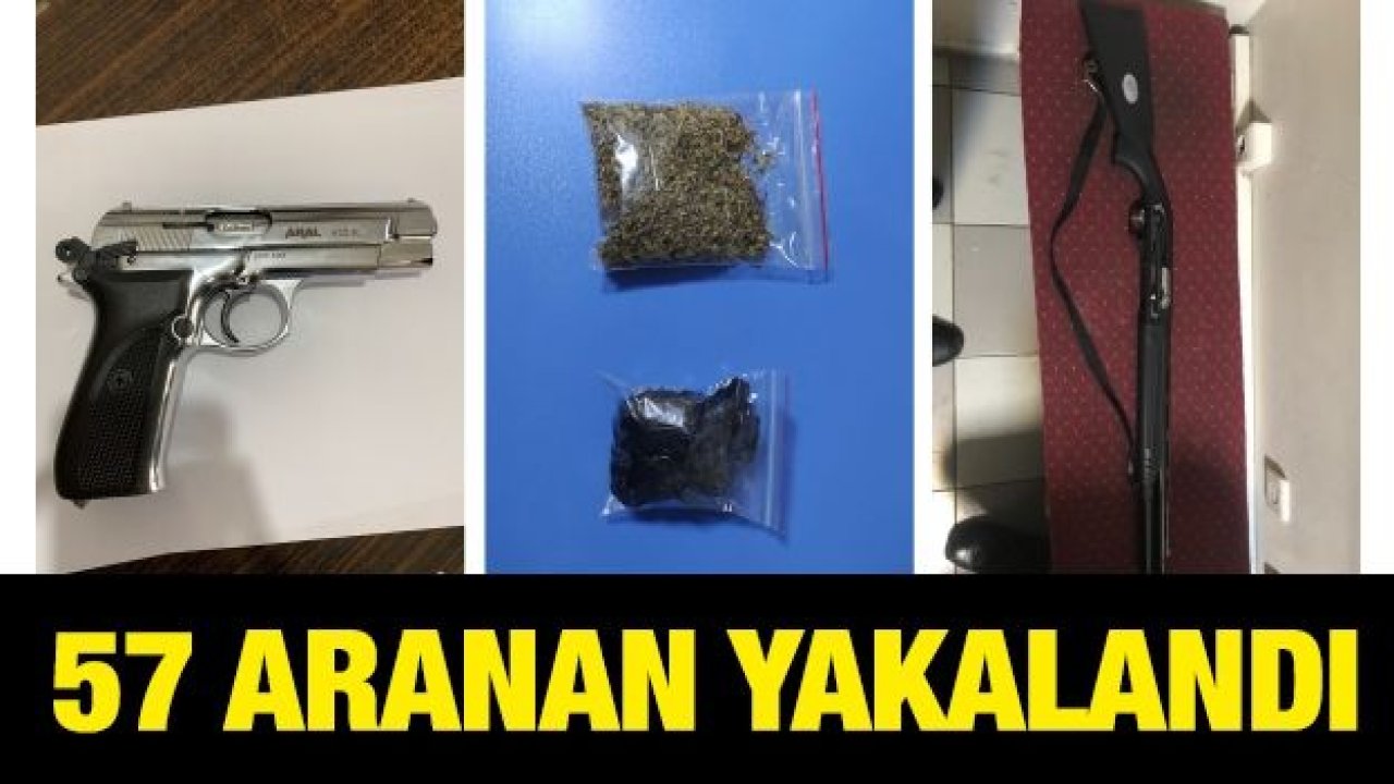 7 aranan şahıs yakalan