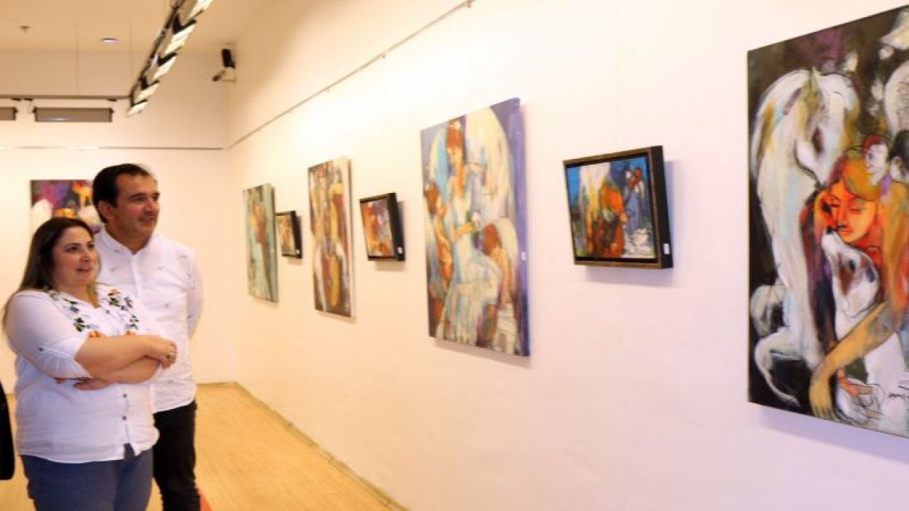 YASEMİN KALYONCU'NUN SERGİSİNE İLGİ