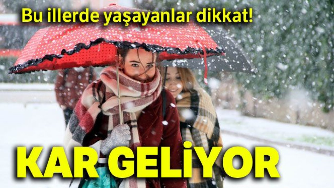 Bu illerde yaşayanlar dikkat! Kar geliyor... |10 Aralık yurtta hava durumu