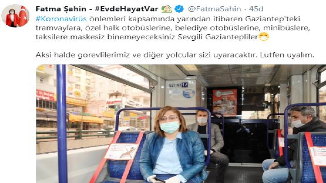Fatma Şahin: Maskesiz 'Hayat' Yok