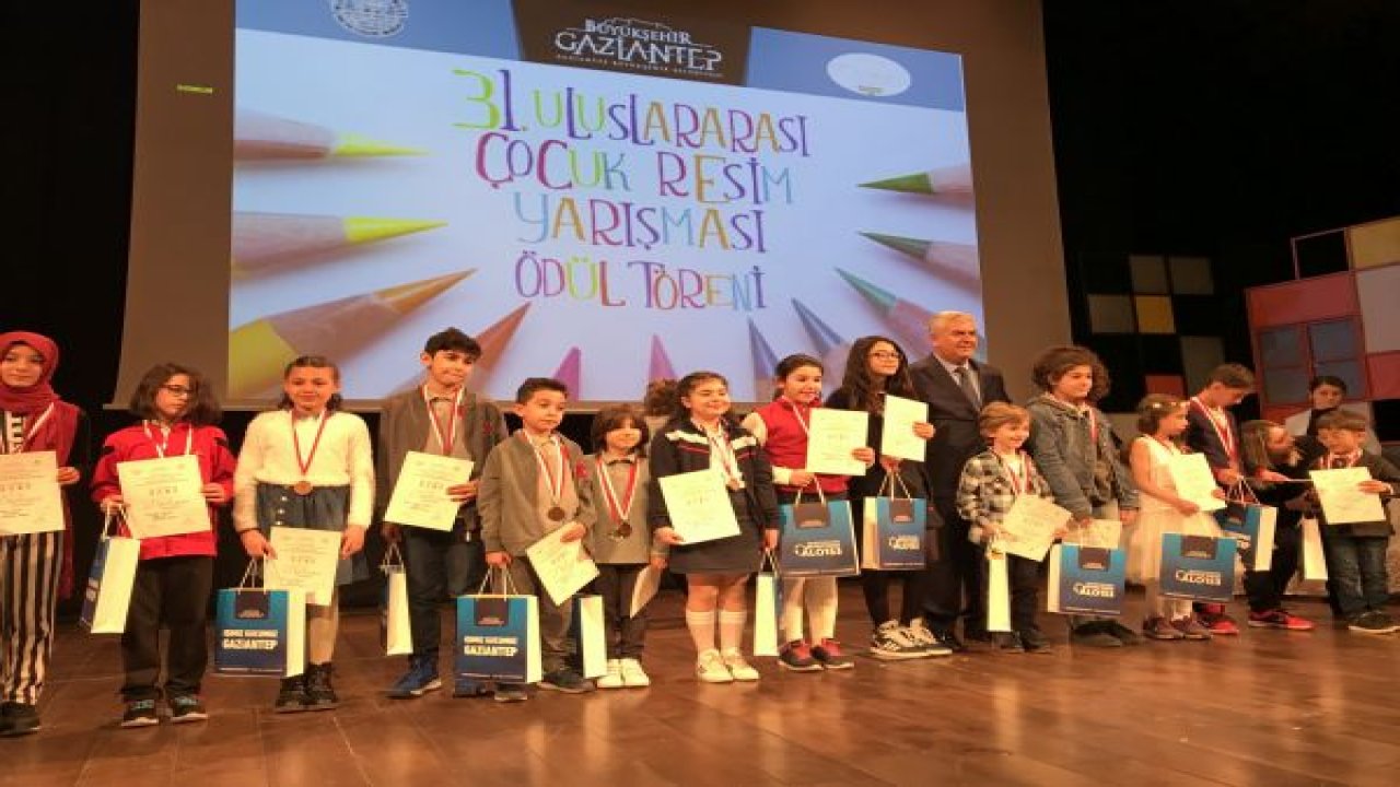 31'İNCİ ULUSLARARASI ÇOCUK RESİM YARIŞMASI ÖDÜLLERİ VERİLDİ