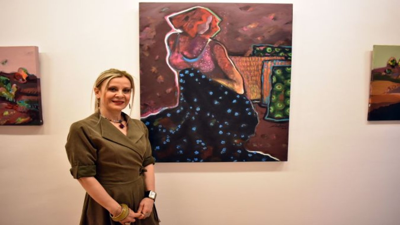 Nadire Özbek'in sergisine ilgi