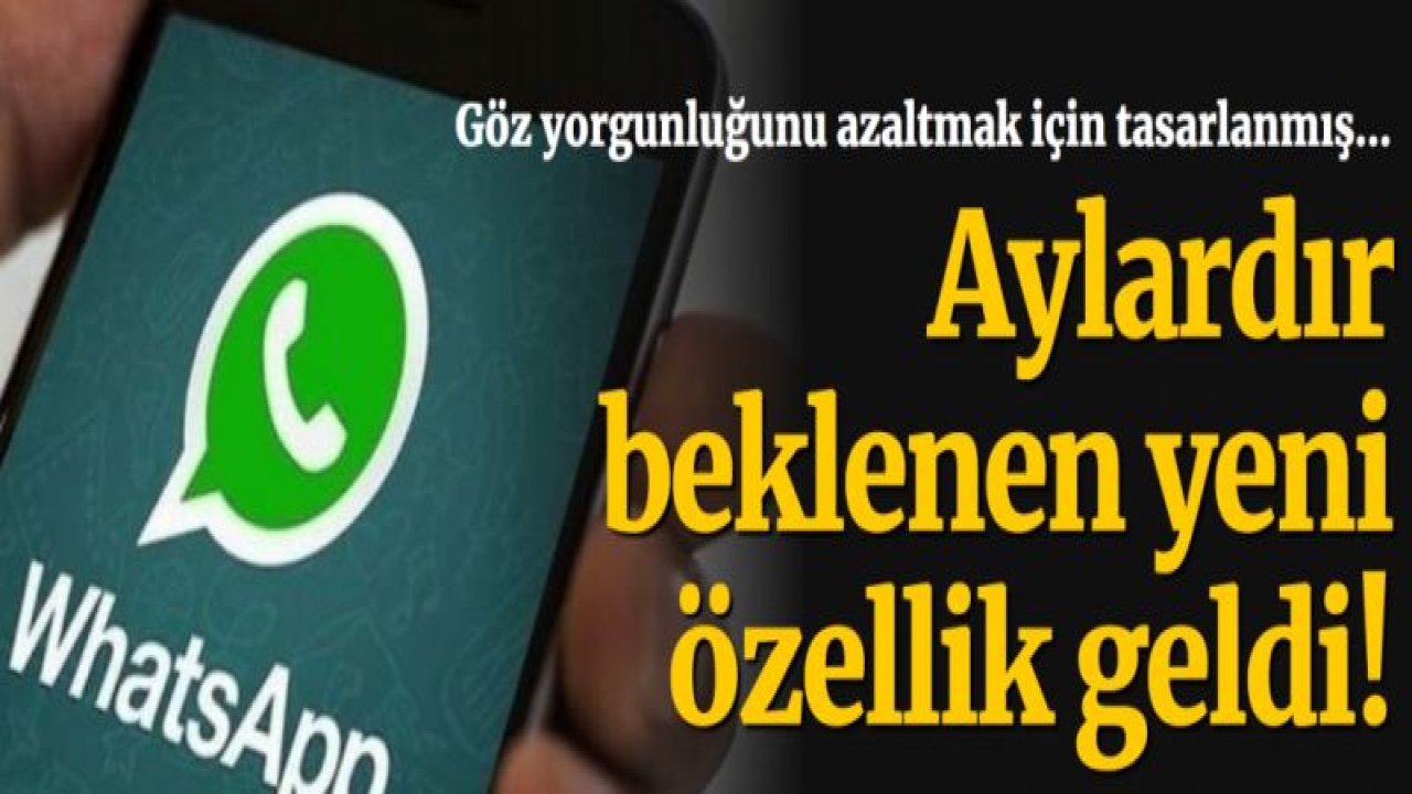 WhatsApp'ta aylardır beklenen yeni özellik geldi!