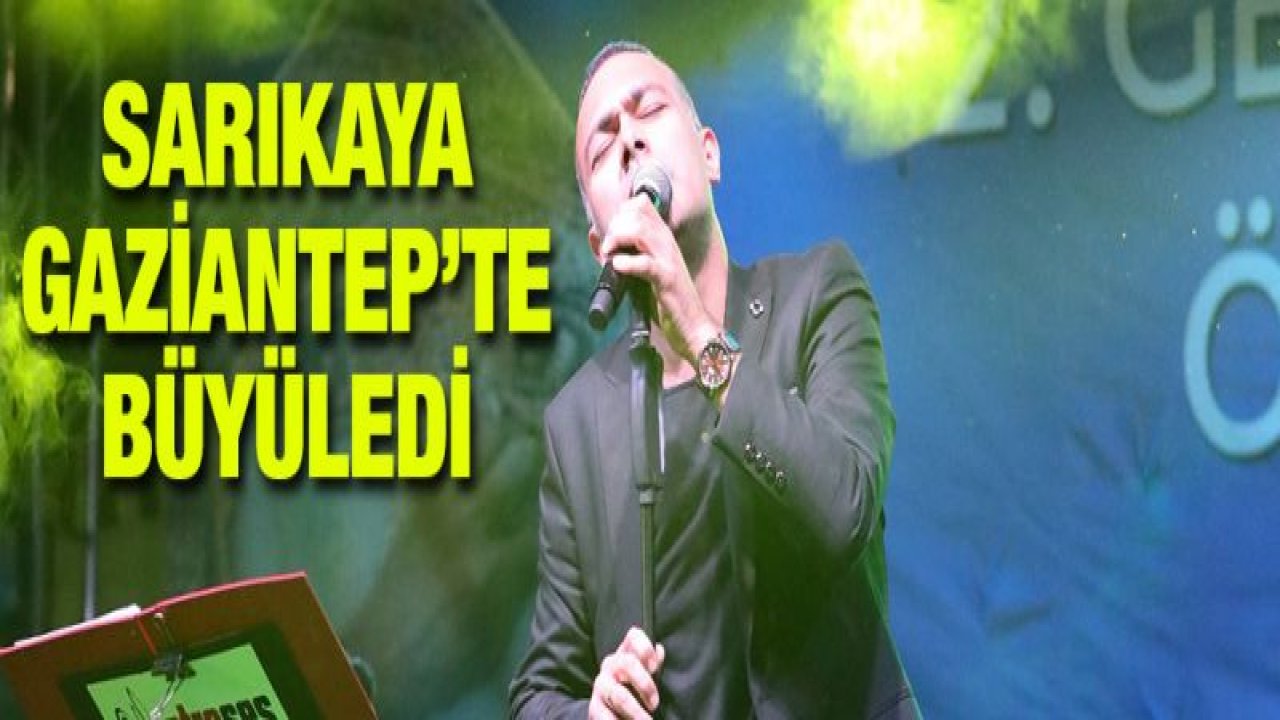 ŞARKICI MÜMİN SARIKAYA, GAZİANTEPLİLERLE BULUŞTU