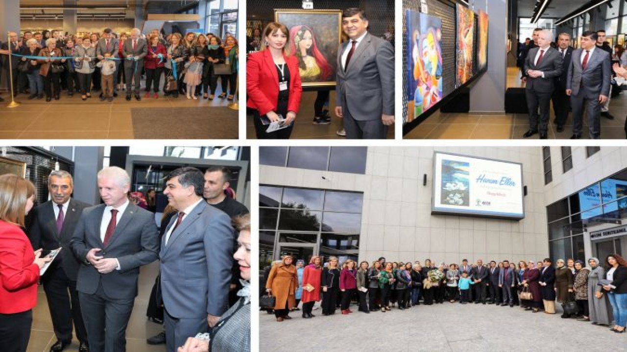 '˜HANIM ELLER' RESİM SERGİSİ ŞSM'DE AÇILDI