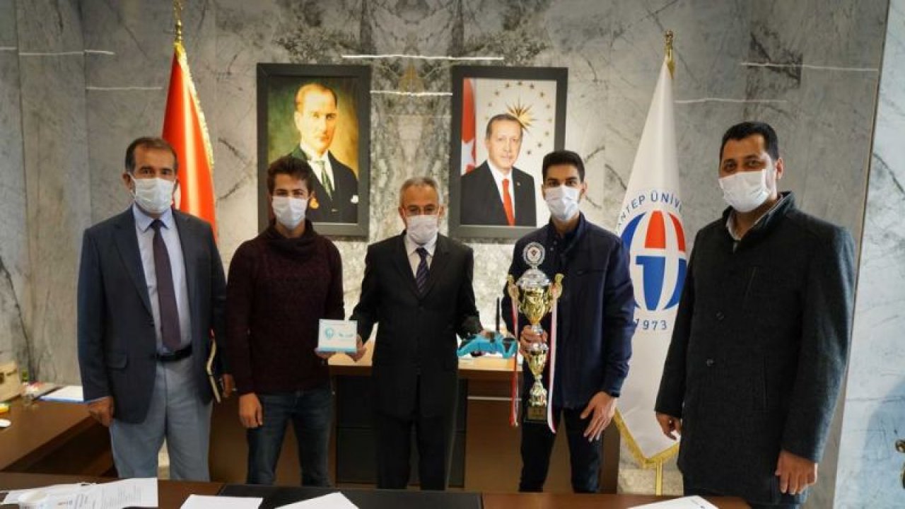 TEKNOFEST'TE DERECEYE GİREN ÖĞRENCİLERE REKTÖR ÖZAYDIN’DAN TAM DESTEK