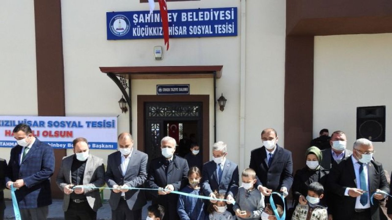 Şahinbey’den bir tesis de Küçükkızılhisar Mahallesine