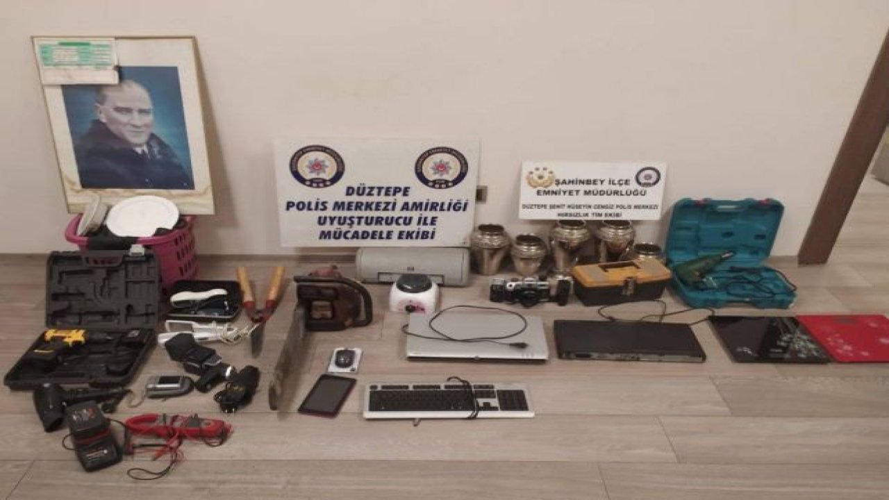 Çalıntı malzemelerle uyuşturucu ticareti yaptılar