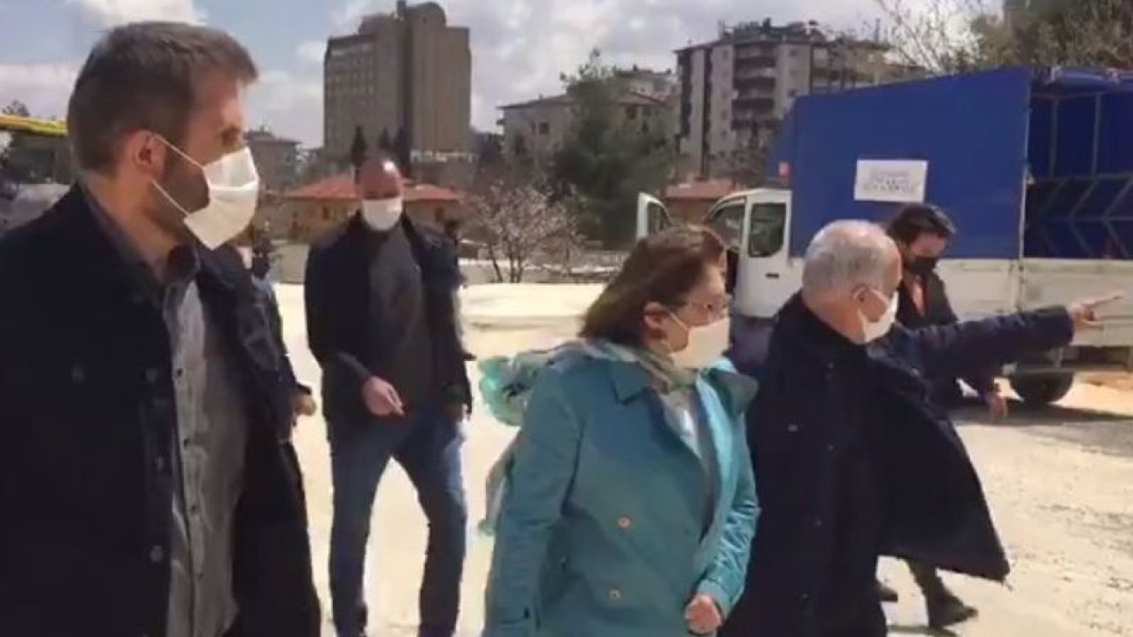 Büyükşehir Belediye Başkanı Fatma Şahin, kentteki yeni yol çalışmalarını inceledi