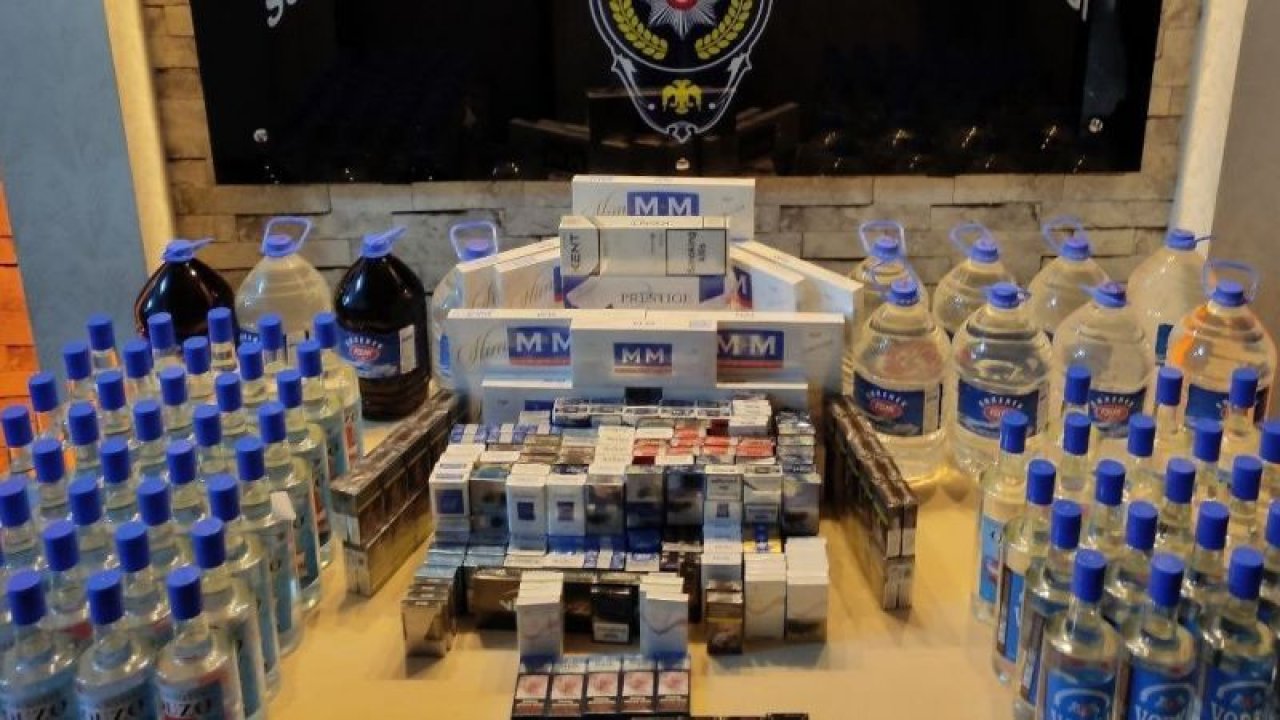 Gaziantep’te kaçak alkol operasyonu