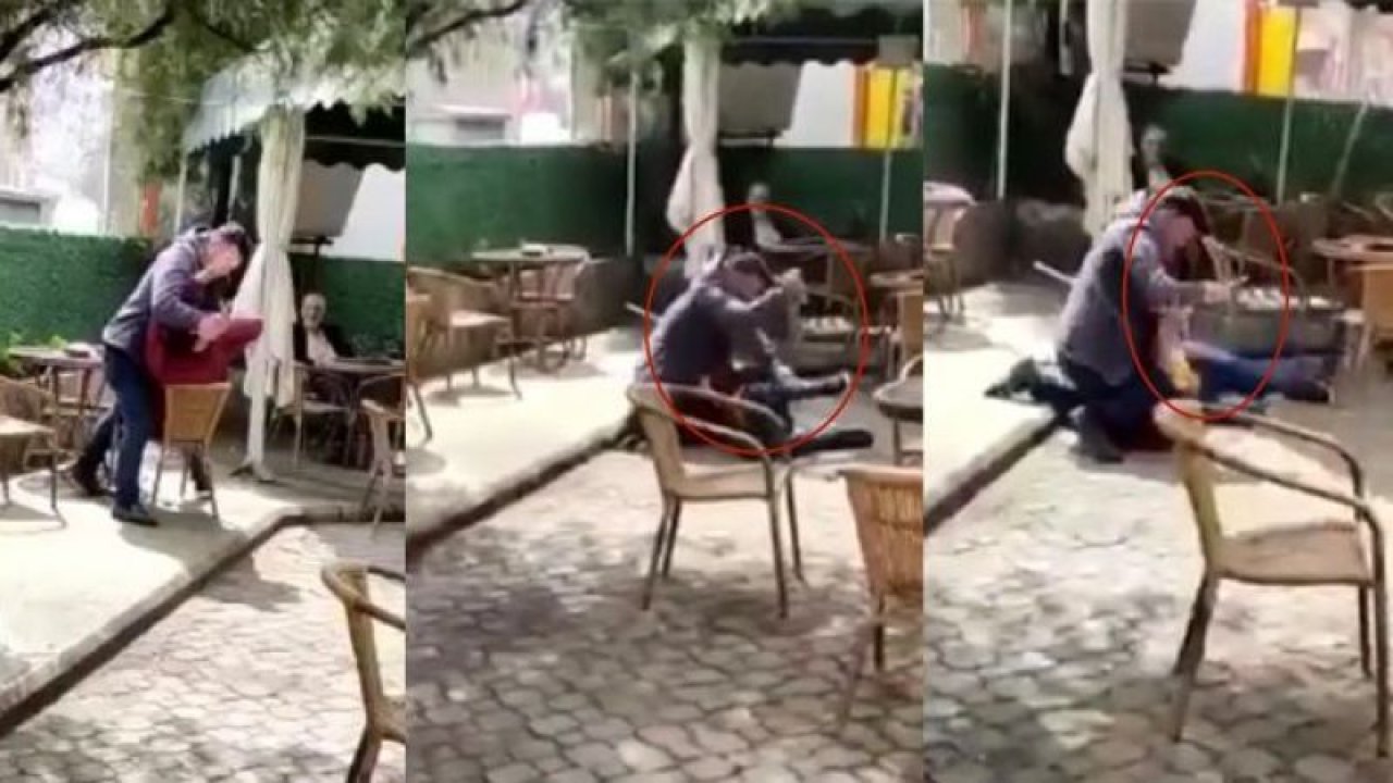 Video İzle...Eşine mesaj atan şahsı böyle bıçakladı