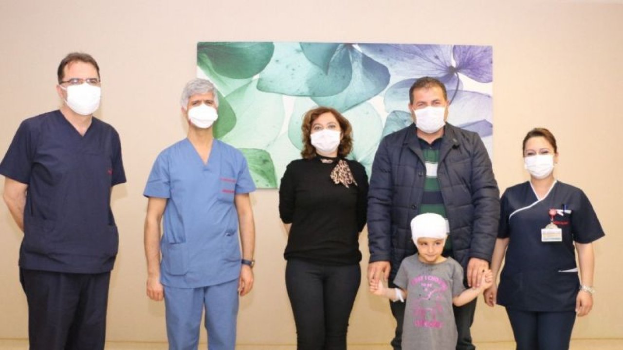 Halsizlik ve baş ağrısı için doktora götürülen küçük kızın beyninde kist çıktı