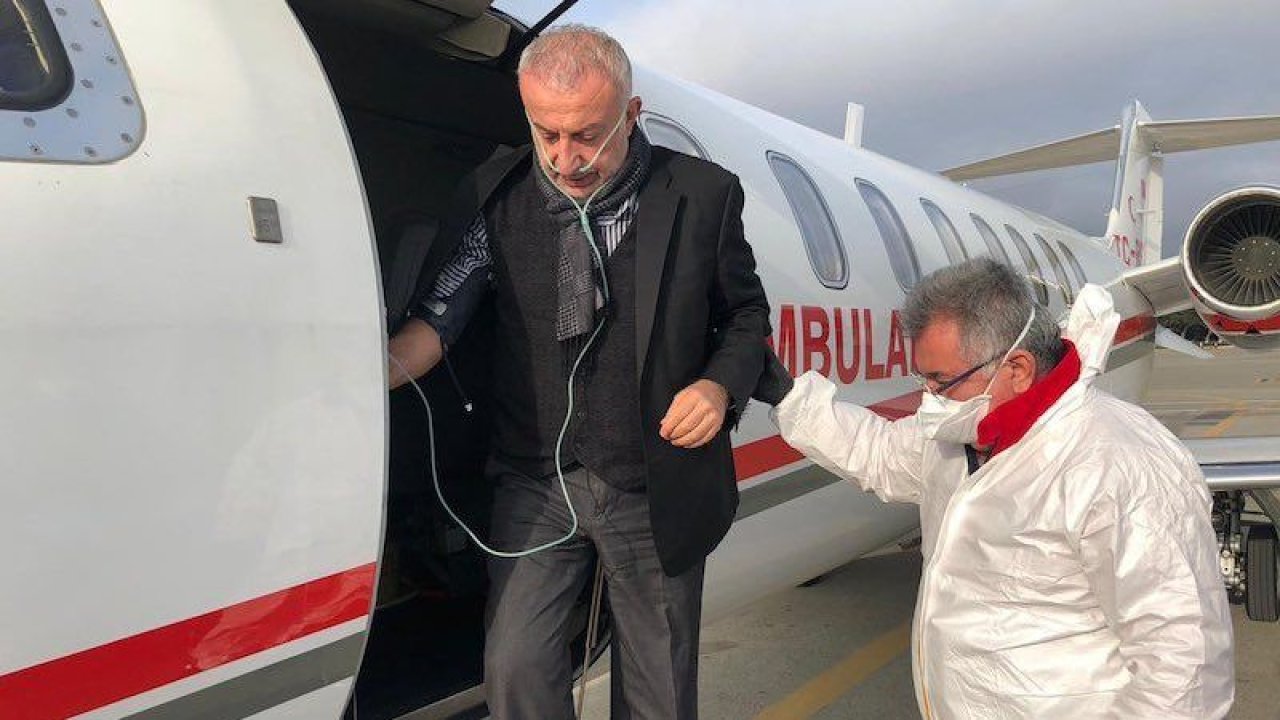 Kovid-19'a yakalanan iş insanı Surur Aydın'ın tedavisi Gaziantep'te yapılacak