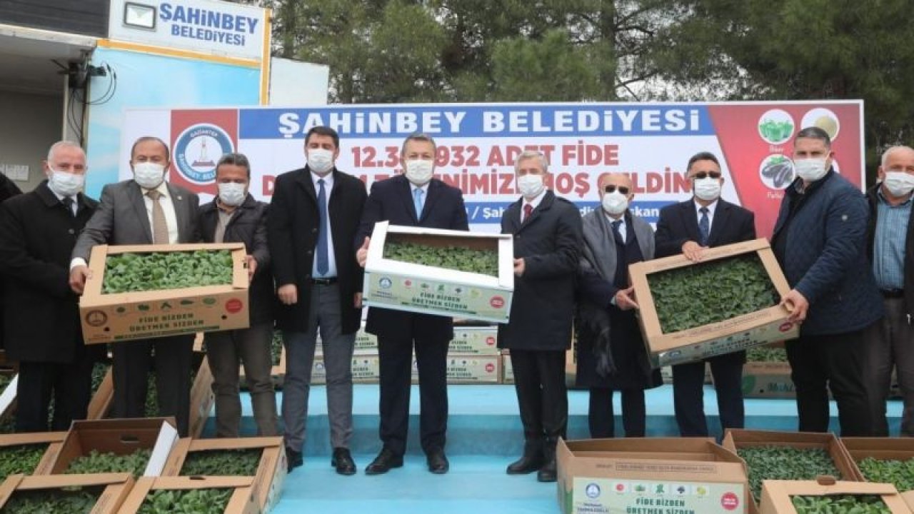 Şahinbey çiftçilere büyük destek