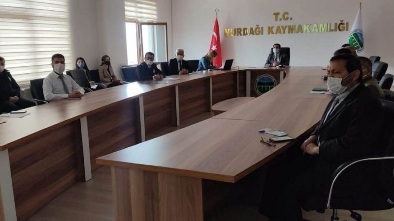 Gaziantep'in Nurdağı ilçesinde, kadına yönelik şiddetle mücadele konulu toplantı düzenlendi