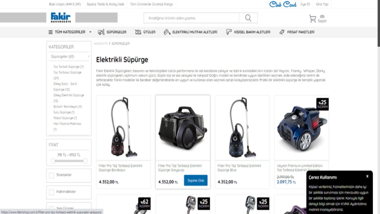 Elektrikli Süpürge