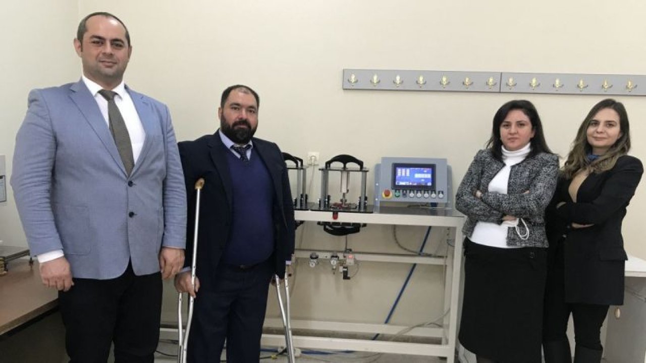 Gaziantep Üniversitesi akademisyenleri halıların kalitesini ölçecek test cihazı tasarladı