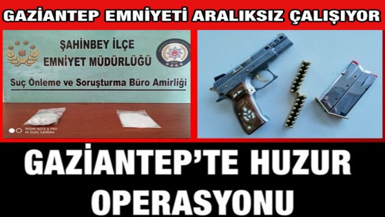 Gaziantep Emniyeti Huzur Ve Güvenlik Çalışmalarına Devam Ediyor