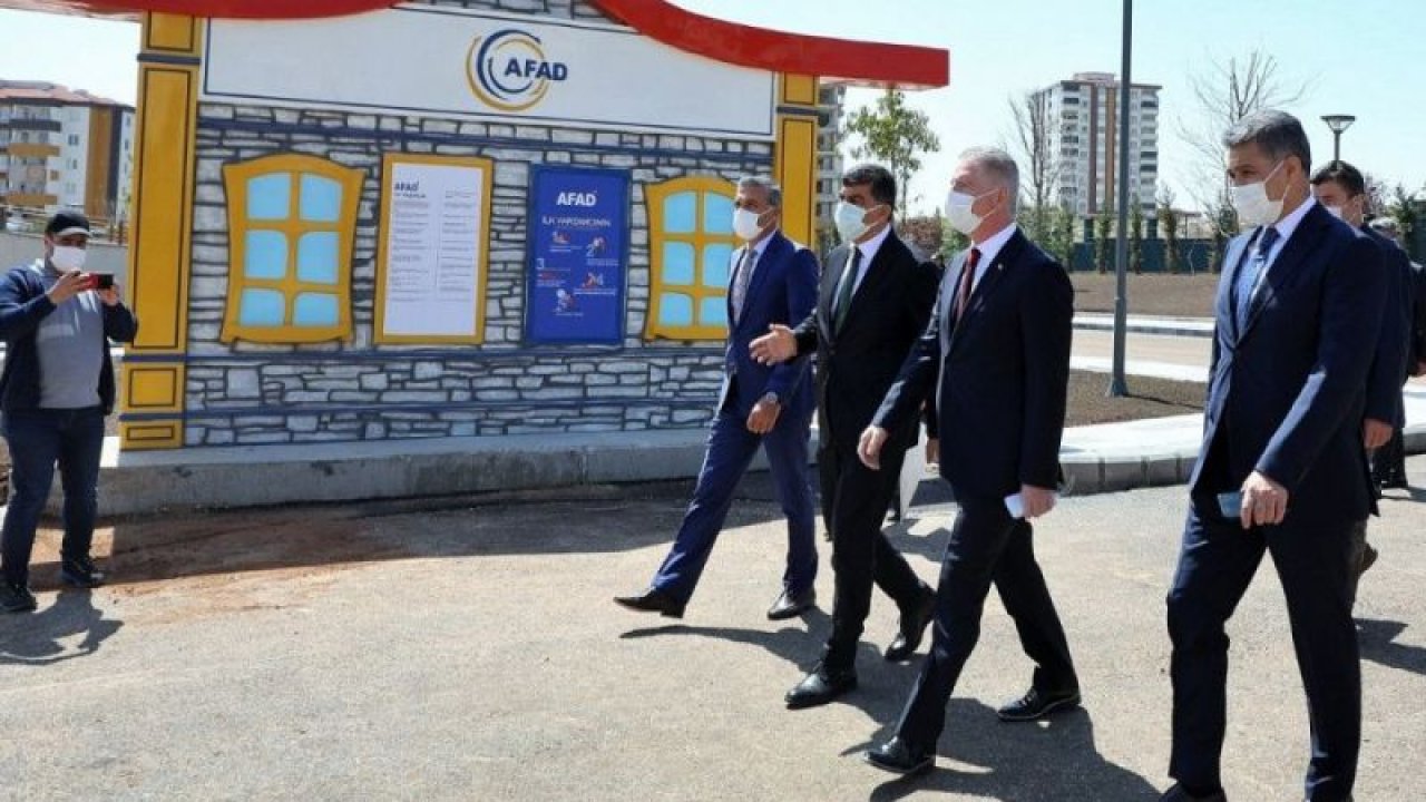 Vali Davut Gül ve Fadıloğlu trafik parkının son durumunu inceledi