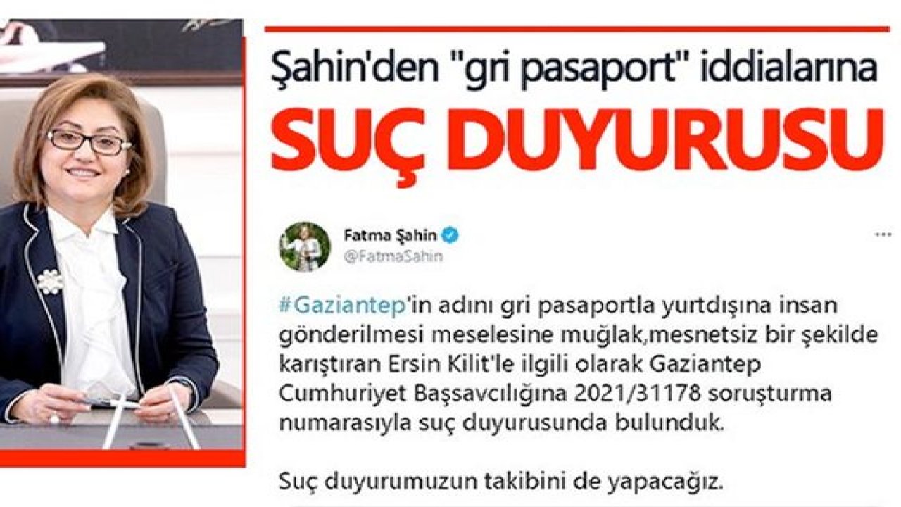 Şahin’den İftiracıya Suç duyurusu