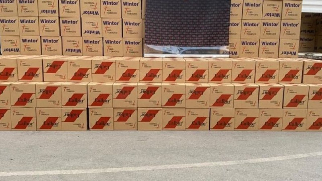 Video İzle...Gaziantep’te 10 günde 12 milyon 830 bin bandrolsüz makaron yakalandı