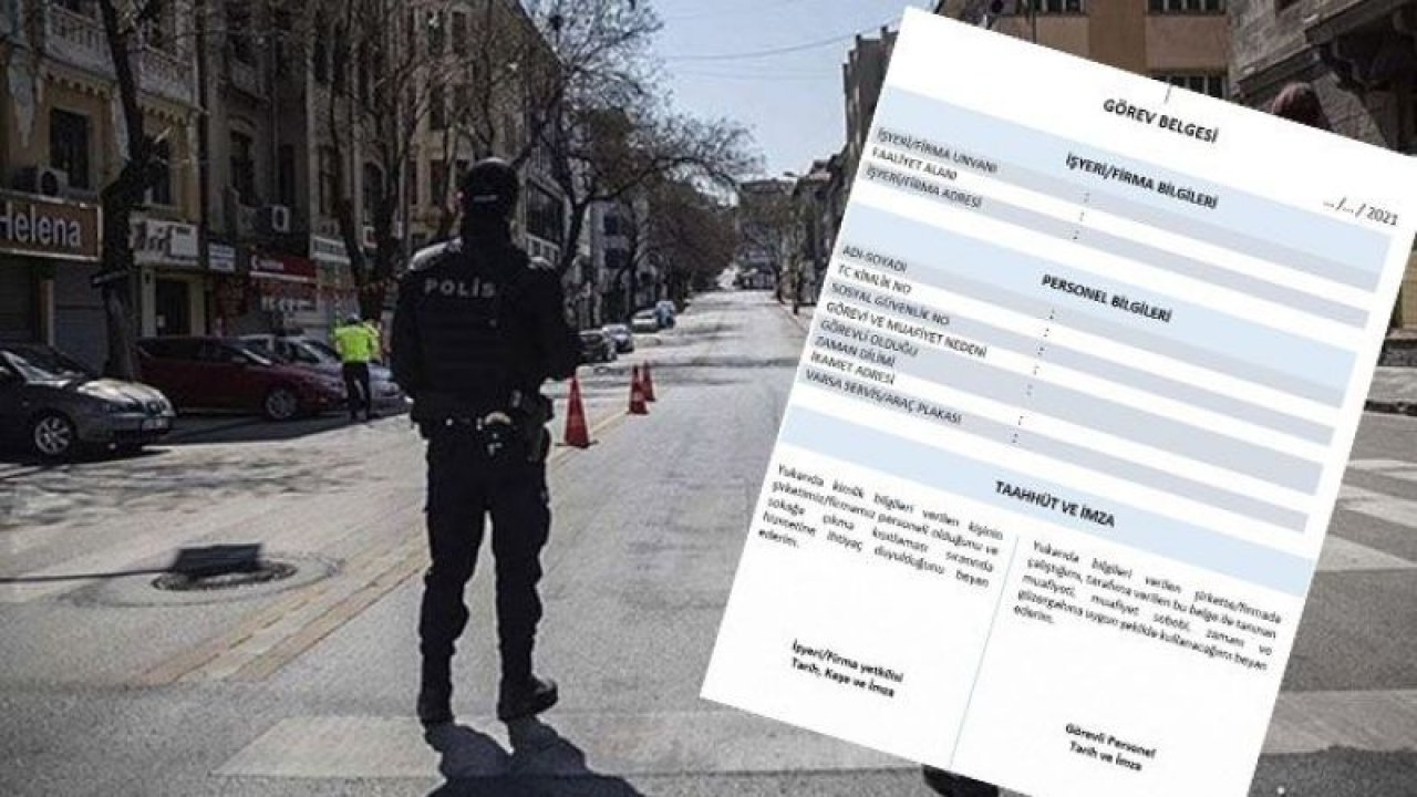 Gaziantep’te çelişkili sokağa çıkma izin belgesi